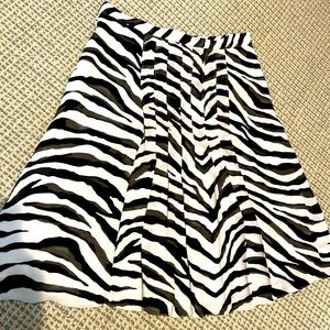Banana Republic zebra skirt